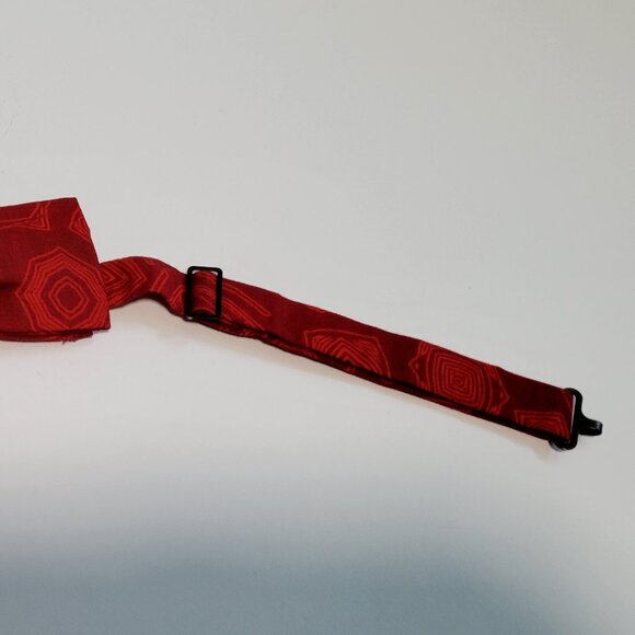 Handmade bow tie Red - Picture 3 of 3